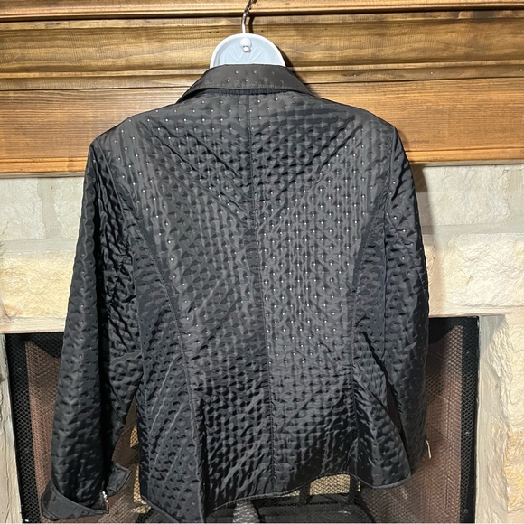 Talbots black polka dot casual lightweight jacket - Picture 9 of 13